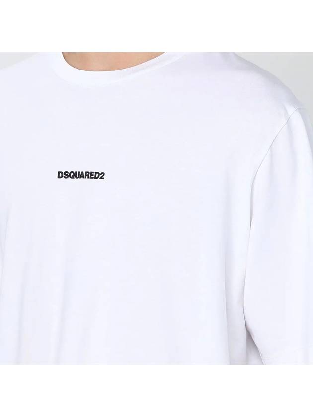 Logo Cotton T Shirt S71GD1424 D20020 100 - DSQUARED2 - BALAAN 3