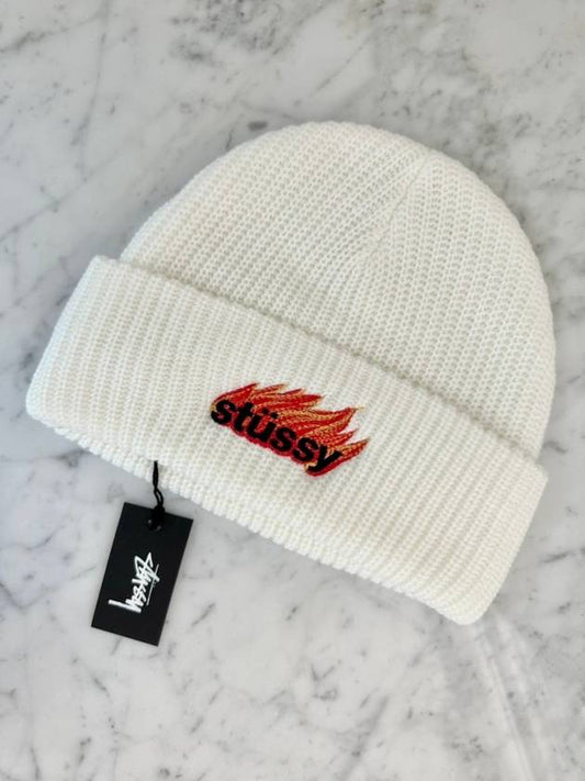 Flems Beanie White - STUSSY - BALAAN 2