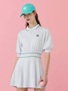 Volume sleeve golf dress LGREY - MONBIRDIE GOLF - BALAAN 5