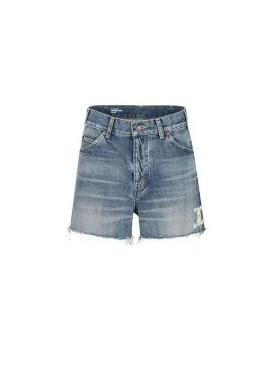 Skate Denim Shorts Blue - CELINE - BALAAN 2