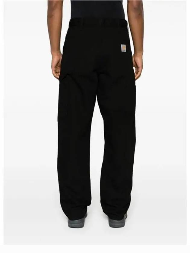 WIP I031497 Logo Patch Dearborn Single Knee Pants Black - CARHARTT - BALAAN 2