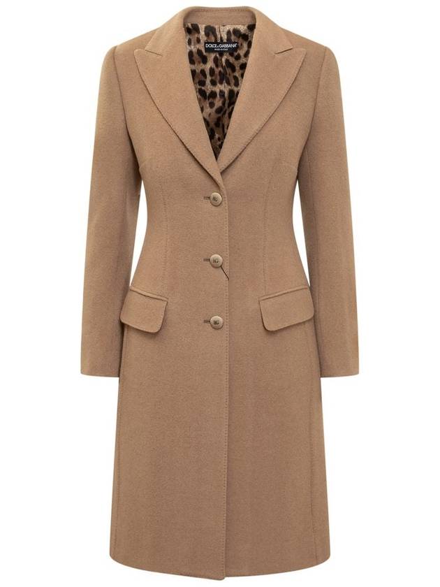 Shape Midi Single Coat Camel - DOLCE&GABBANA - BALAAN 2