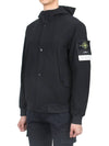 Light Soft Shell R E Dye Technology In Recycled Polyester Hooded Jacket Black - STONE ISLAND - BALAAN 5