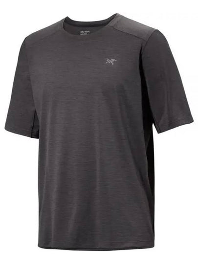 Cormac Crew Neck Short Sleeve T-Shirt Black Heather - ARC'TERYX - BALAAN 2