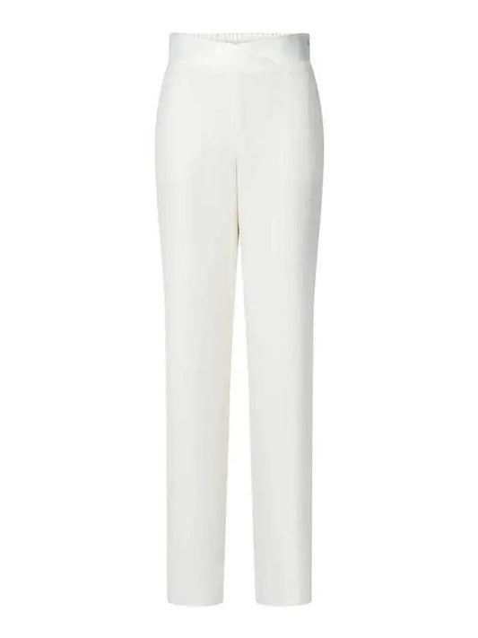 ARMANI 30 9 29 Women s Tulip Waist Banding Pants Cream - EMPORIO ARMANI - BALAAN 1