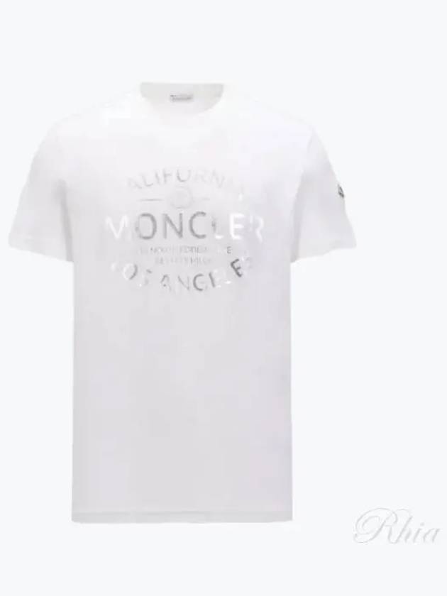 Men s short sleeved t shirt 8C00040 89AJS 034 - MONCLER - BALAAN 1