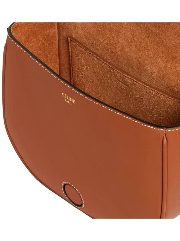 Folco Cuir Triomphe Calfskin Cross Bag Tan - CELINE - BALAAN 5