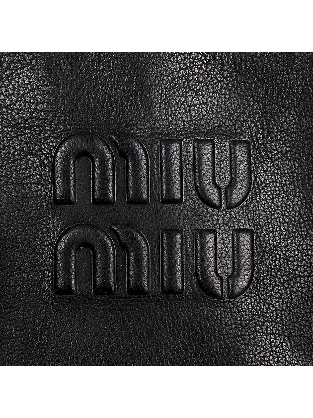 Miu Miu Abunchure Nappa Leather Bag Black - MIU MIU - BALAAN 7