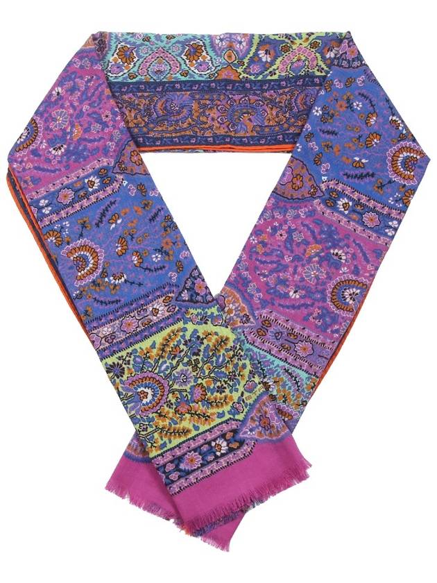 Muffler 1000745440650 Paisley Print Cashmere - ETRO - BALAAN 1