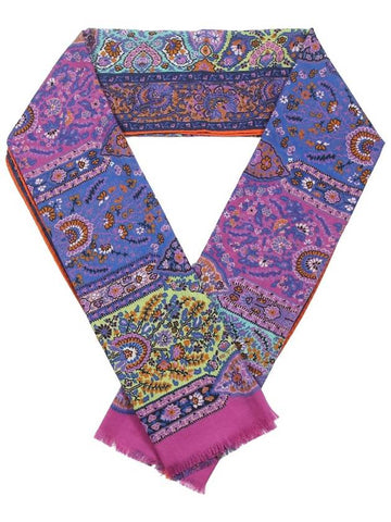 Muffler 1000745440650 Paisley Print Cashmere - ETRO - BALAAN 1