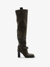 Soft Stirrup Leather Long Boots Snug - BURBERRY - BALAAN 2