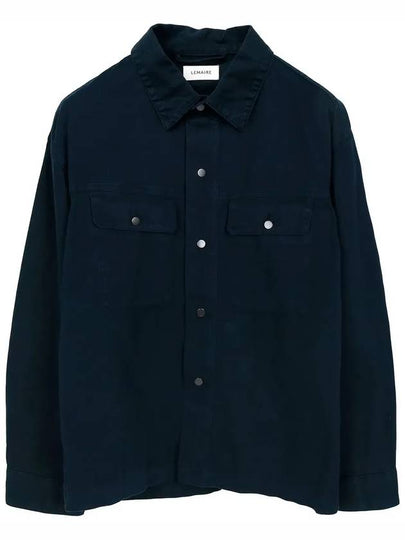 Trucker Overshirt Jacket Navy - LEMAIRE - BALAAN 2