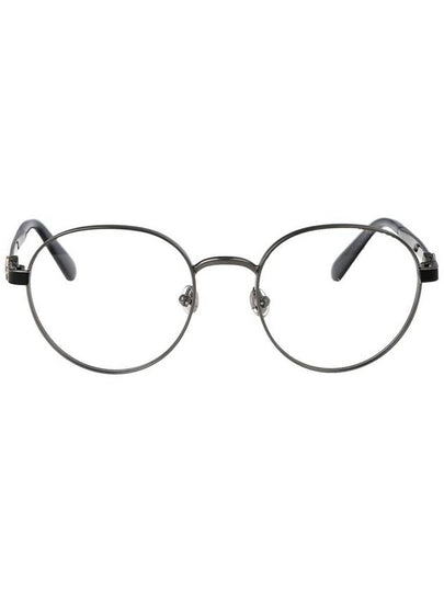 Round Metal Eyeglasses Silver - MONCLER - BALAAN 2