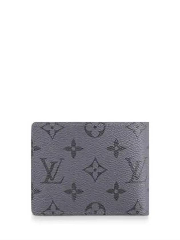 Monogram Eclipse Reverse Slender Half Wallet Grey - LOUIS VUITTON - BALAAN 4