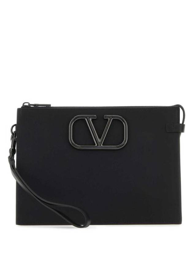 23FW Garavani Clutch Pouch 3Y2P0P09VTQ 0NO Black - VALENTINO - BALAAN 1