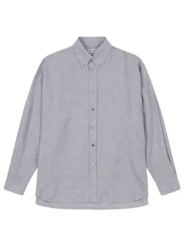 Burrow seersucker shirt sky blue - OUR LEGACY - BALAAN 1