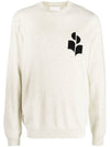 Men's Evans Logo Sweatshirt Light Grey - ISABEL MARANT - BALAAN 1