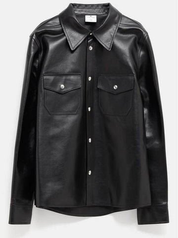 Patched Pocket Leather Shirt - COURREGES - BALAAN 1