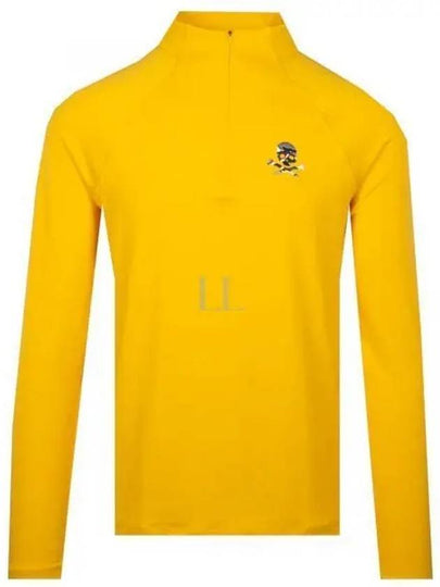 Men's Staple Quarter Zipper Long Sleeve T-Shirt Yellow - G/FORE - BALAAN 2