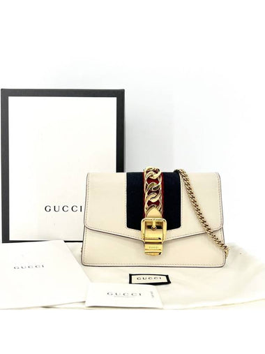 Sylvie mini chain cross bag 431666 - GUCCI - BALAAN 1