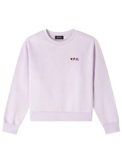 Evy Small Logo Crew Neck Sweatshirt White - A.P.C. - BALAAN 2