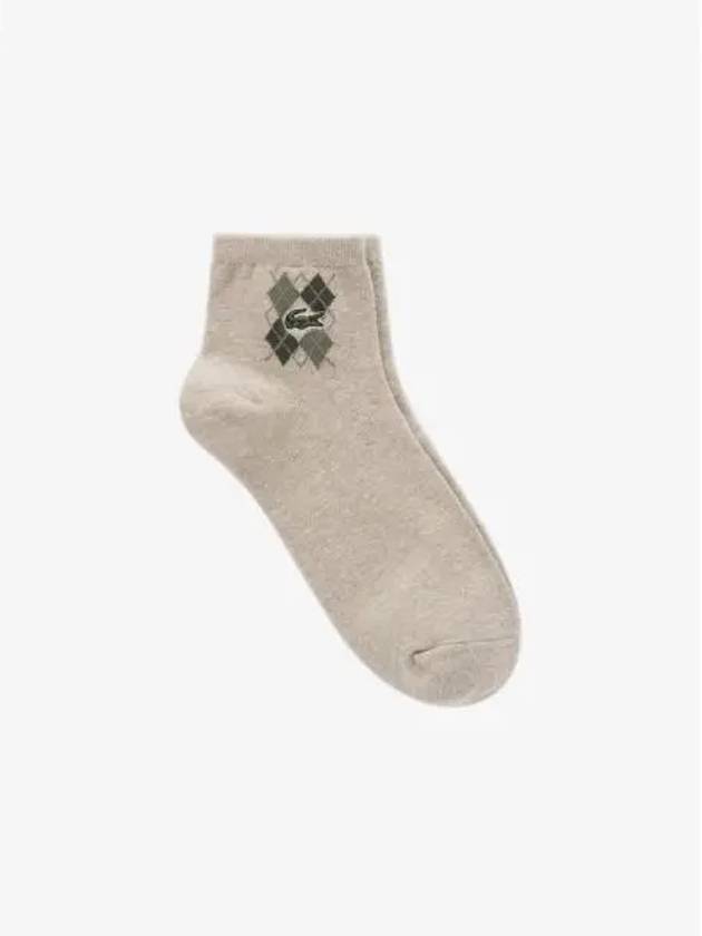 Men s Argyle Ankle Socks RA790E 54NFJ Domestic Product GQ2N24070546864 - LACOSTE - BALAAN 1