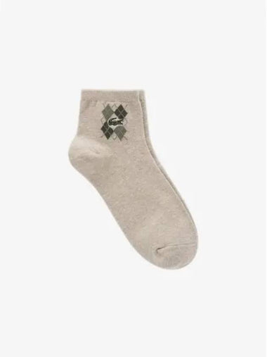 Men s Argyle Ankle Socks RA790E 54NFJ Domestic Product GQ2N24070546864 - LACOSTE - BALAAN 1