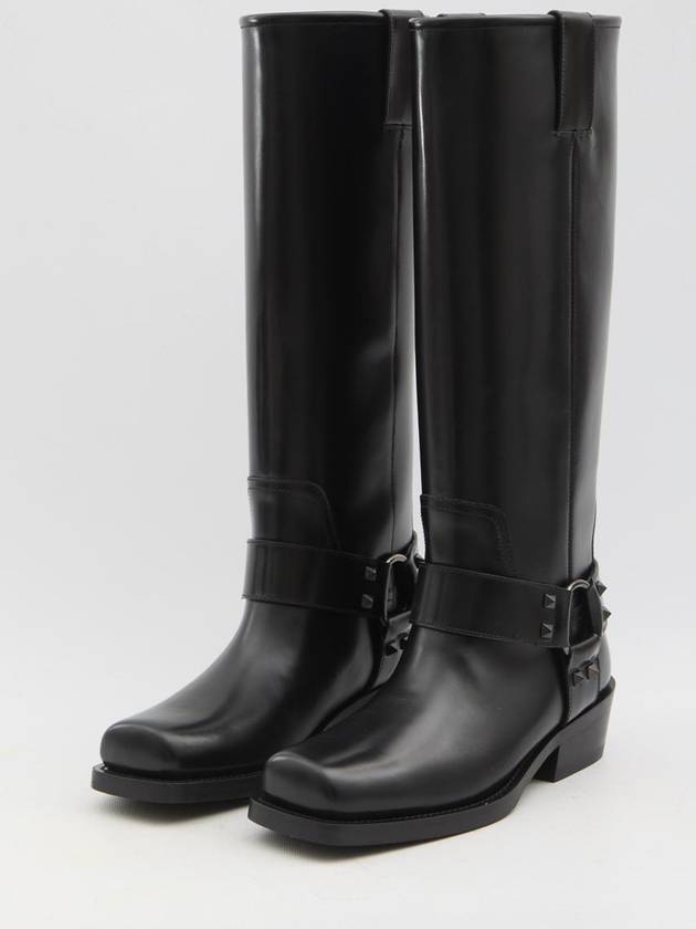 Rockstud Biker Boots - VALENTINO - BALAAN 2