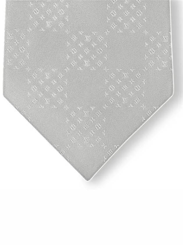 Men s Monogram Damier Tie Gray M79903 - LOUIS VUITTON - BALAAN 4