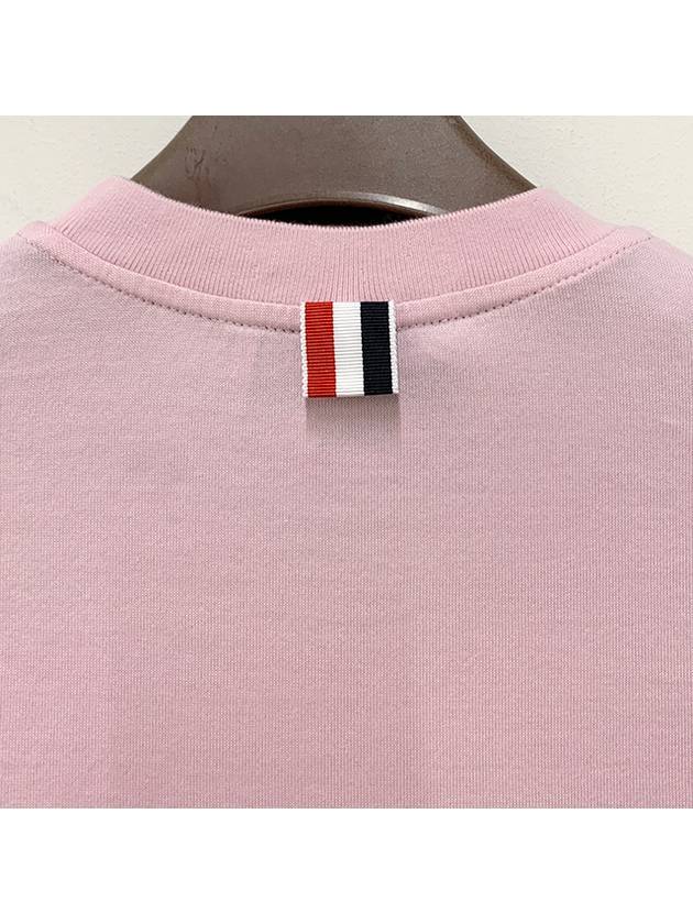 Jersey 4-Bar Long Sleeve T-Shirt Light Pink - THOM BROWNE - BALAAN 8