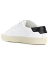 Court Classic Embroidered Low Top Sneakers White - SAINT LAURENT - BALAAN 6