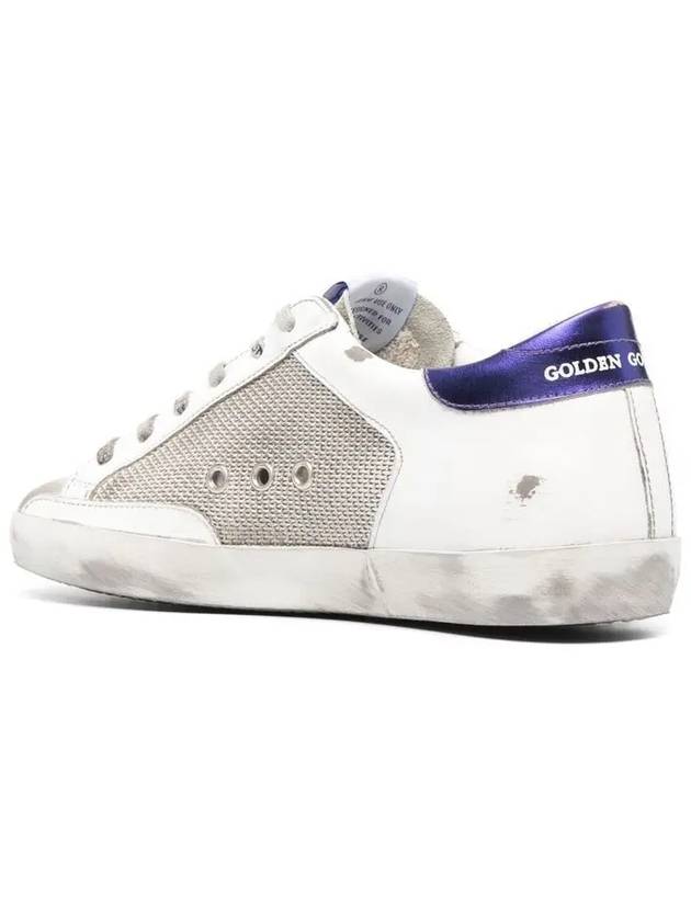 Superstar Classic Low Top Sneakers Purple Yellow White - GOLDEN GOOSE - BALAAN 4