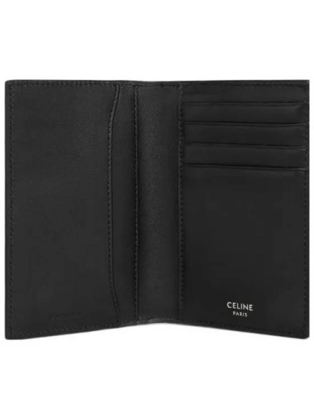 Triomphe Vertical Card Wallet Black - CELINE - BALAAN 4