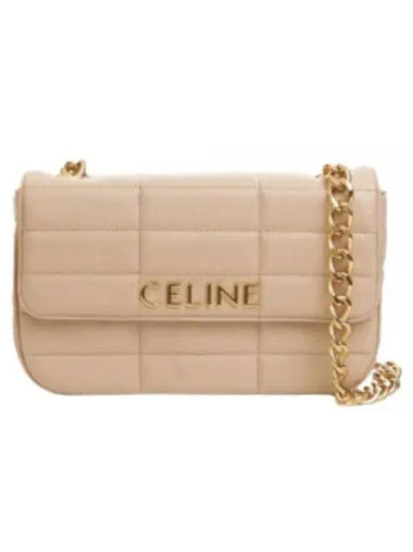 Monochrome Matelasse Chain bag 111273EPZ 02TR Shoulder - CELINE - BALAAN 1