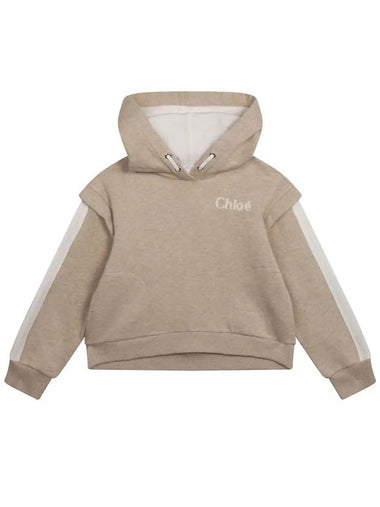 Kids Women Logo Hoodie Beige C15D69 C03 - CHLOE - BALAAN 1