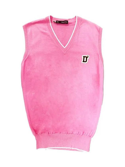 11th Anniversary Logo Vest Pink 74HA264 003 - DSQUARED2 - BALAAN 2