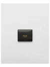 Small Leather Wallet Black - PRADA - BALAAN 2