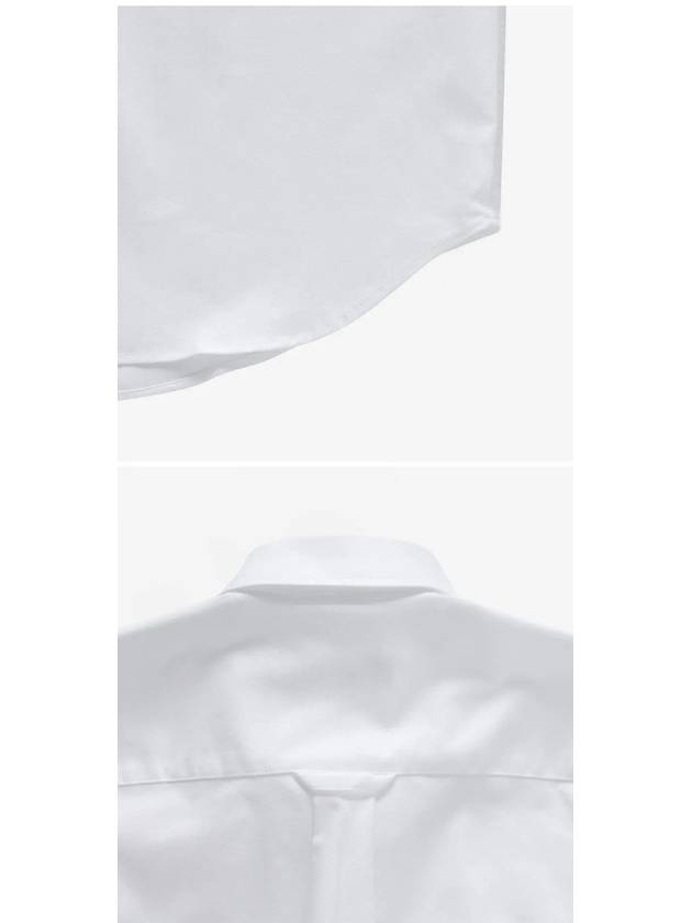 Dressed Fox Patch Relaxed Long Sleeve Shirt White - MAISON KITSUNE - BALAAN 4