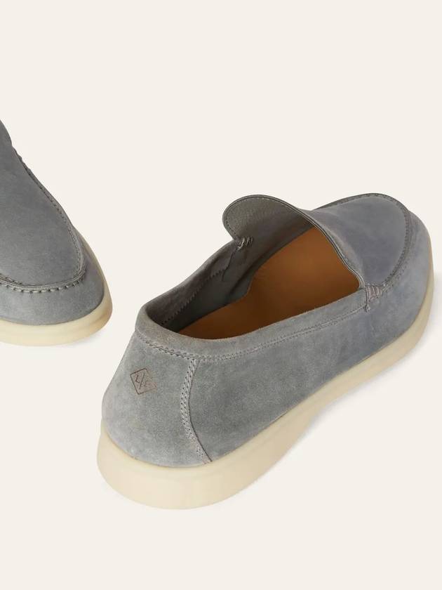 Summer Work Suede Loafers Grey - LORO PIANA - BALAAN 5