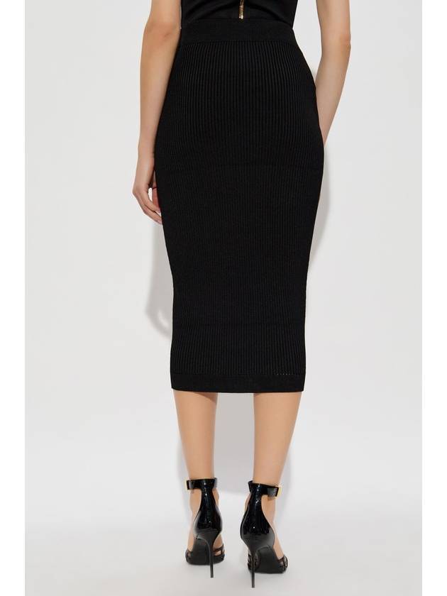 Balmain Pencil Skirt With Pockets, Women's, Black - BALMAIN - BALAAN 4