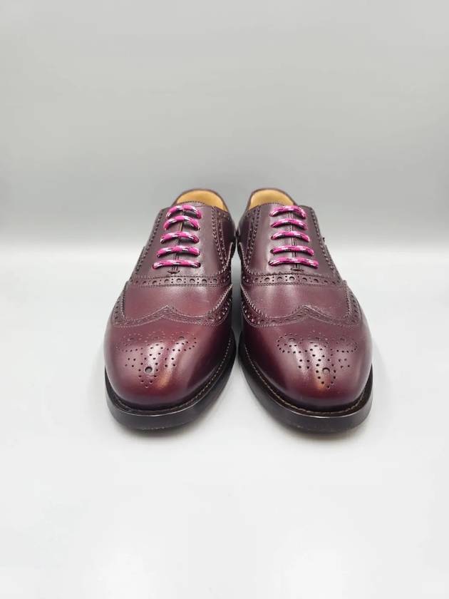 Lace up leather Oxford red - GUCCI - BALAAN 4