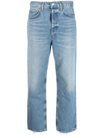 Boyfriend Straight Denim Jeans Blue - AGOLDE - BALAAN 1