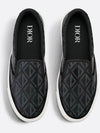 B101 CD Diamond Canvas Smooth Calfskin Sneakers Black - DIOR - BALAAN 2