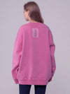 Pigment Heavy Cotton Sweatshirt Magenta - ICONOGRAPHY - BALAAN 4