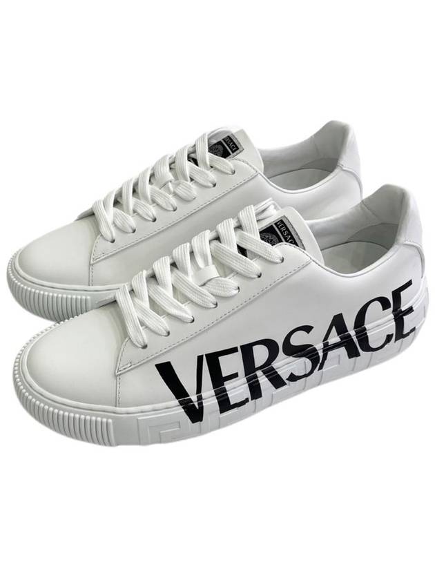 Greca Logo Low Top Sneakers White - VERSACE - BALAAN 2