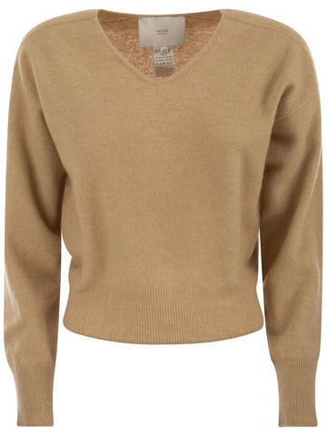 FRANCY - Cashmere V-neck sweater - VANISE - BALAAN 1