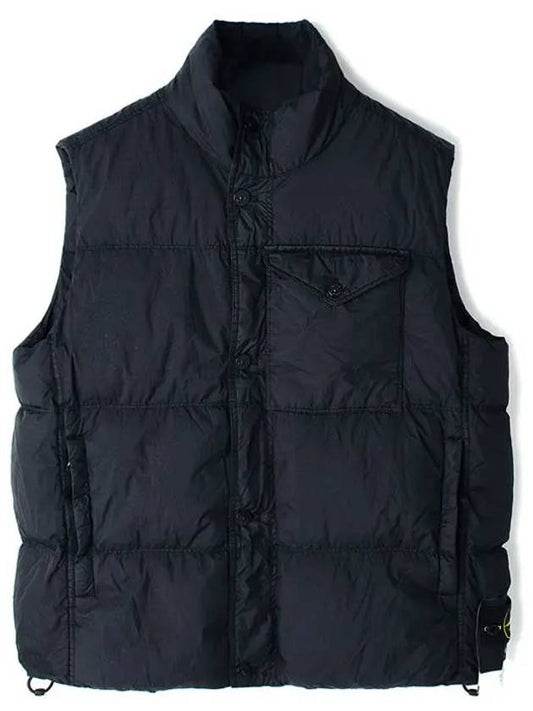 Crinkle Reps R-NY Down Vest Navy - STONE ISLAND - BALAAN 2