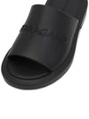 3D Logo Flat Slippers Black - SALVATORE FERRAGAMO - BALAAN 8