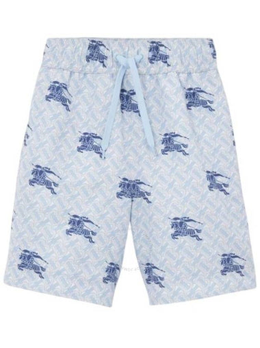 Burberry Boys Malcolm EKD Monogram Swim Shorts, Size 8Y - BURBERRY - BALAAN 1