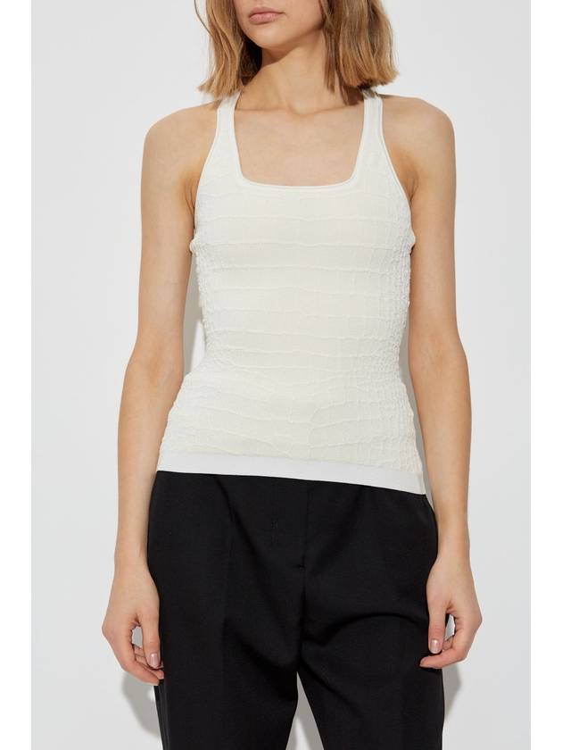 Jacquemus Ribbed Top, Women's, Cream - JACQUEMUS - BALAAN 3